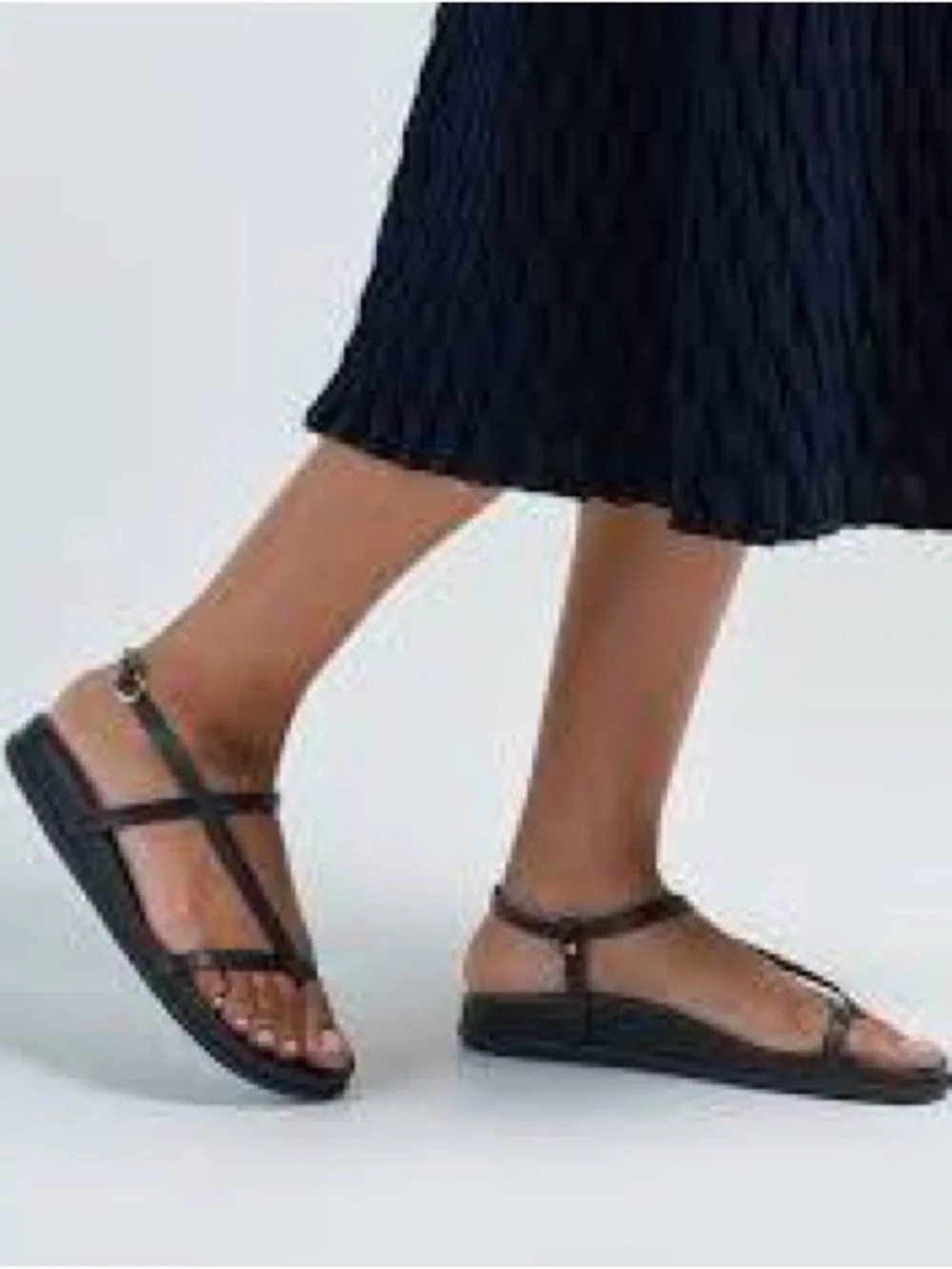 Ancient Greek Aimilia $324 Women’s Black Strappy Sandals 7.5 EU 38 NWOT